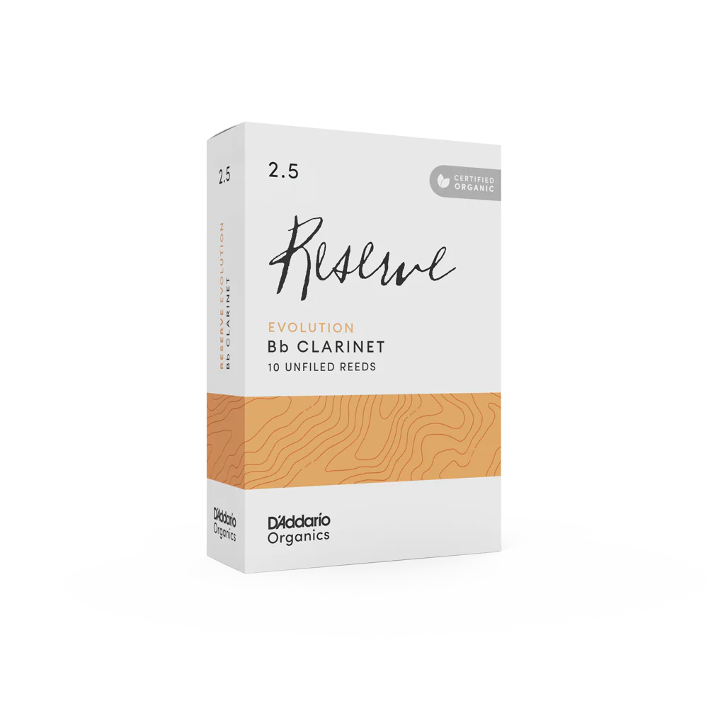 D'Addario Bb Clarinet Organic Reserve Evolution Reeds Box of 10 - Image 5